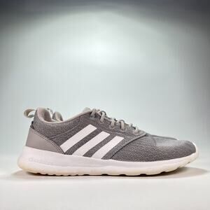 Adidas QT Racer 2.0 Gray White Running Shoes Sneakers FY8312 Women's Size 8